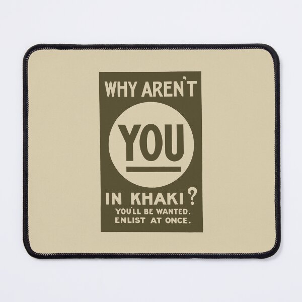Item preview, The Khaki (British World War I Popaganda Poster) designed and sold by franklinprintco.