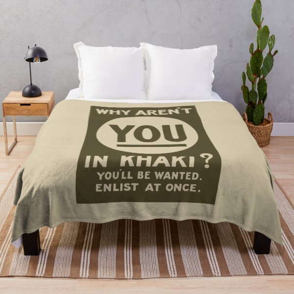 Item preview, The Khaki (British World War I Popaganda Poster) designed and sold by franklinprintco.