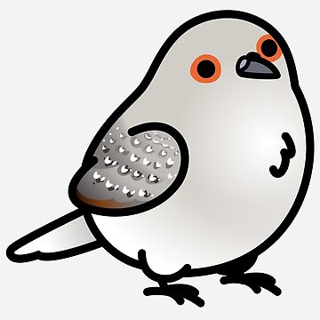 Chubby Diamond Dove Stickers – birdhism