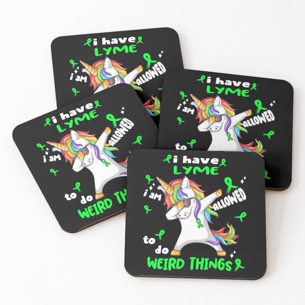 Item preview, Lyme Awareness Funny I have Lyme i'm allowed to do Weird Things! designed and sold by JanetShop809.