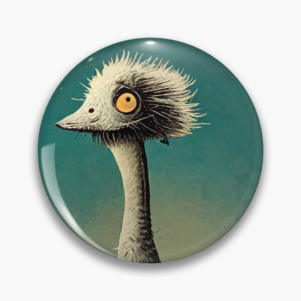 Item preview, Dr Seuss inspired Ostrich designed and sold by ThePurpleMelon.