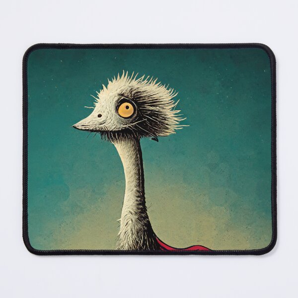 Item preview, Dr Seuss inspired Ostrich designed and sold by ThePurpleMelon.