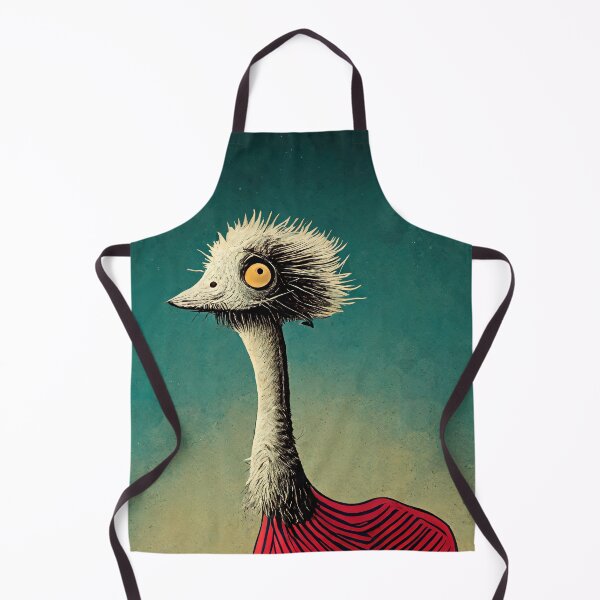 Item preview, Dr Seuss inspired Ostrich designed and sold by ThePurpleMelon.