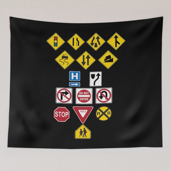 Item preview, Road Signs, Kids Gift designed and sold by steelvintner477.