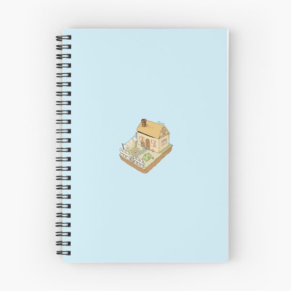 Item preview, Froggy Cottage Spiral Notebook designed and sold by mintimochi.