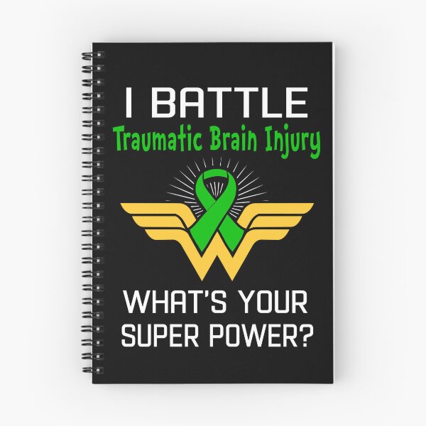 Item preview, I Battle Traumatic Brain Injury What's Your Super Power Support Traumatic Brain Injury Warrior Gifts  designed and sold by Sabfit.