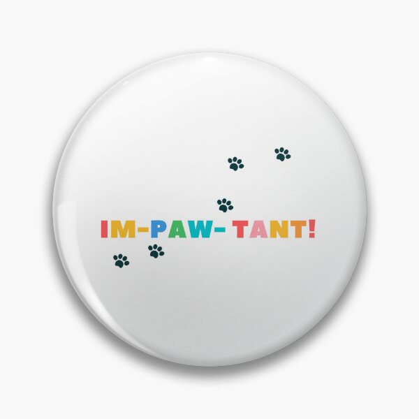 Item preview, Impawtant Kitten Cat Paw Fun Humor Minimalist Illustration  designed and sold by jingenuity.