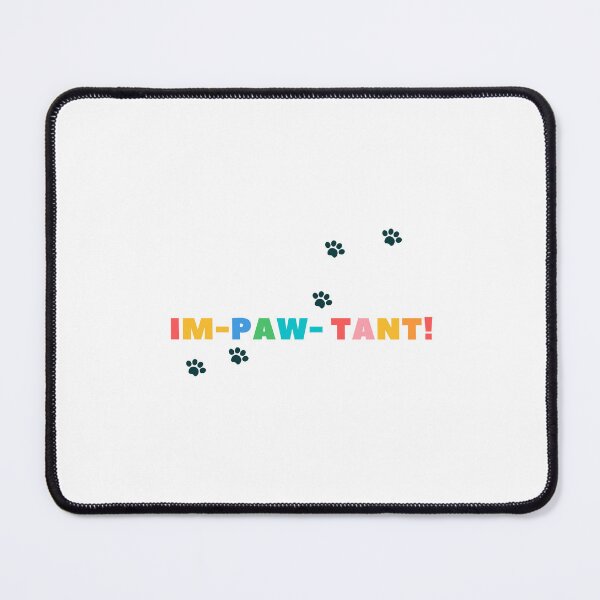 Item preview, Impawtant Kitten Cat Paw Fun Humor Minimalist Illustration designed and sold by jingenuity.