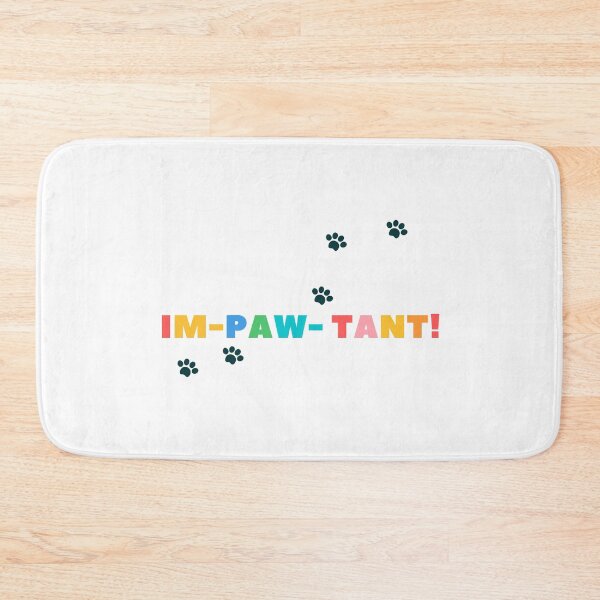 Item preview, Impawtant Kitten Cat Paw Fun Humor Minimalist Illustration  designed and sold by jingenuity.