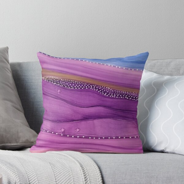 Item preview, Purple Mountains Majesty Alcohol Ink Art designed and sold by creativewhispers.