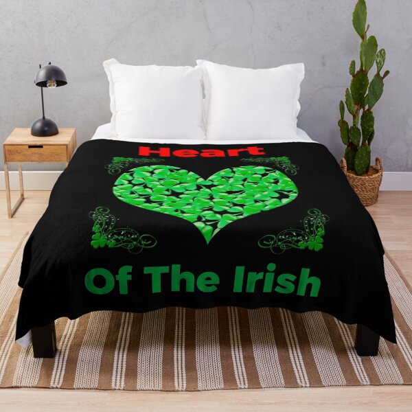 Item preview, Heart Of The Irish Shamrocks Clovers designed and sold by IrishPOD.