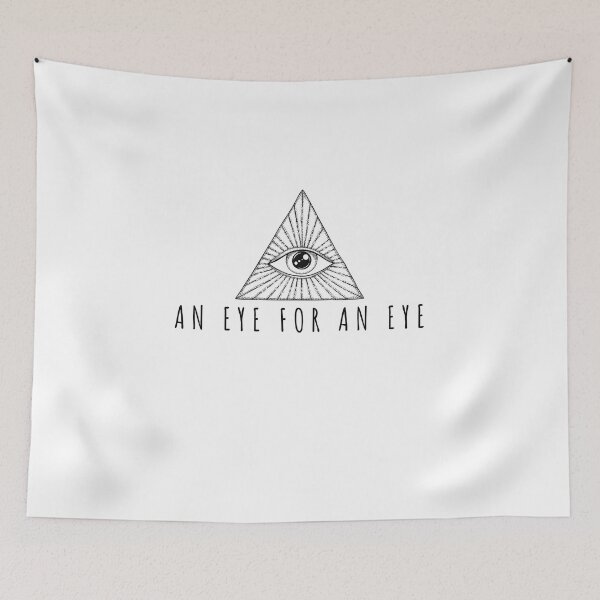 Item preview, AN EYE FOR AN EYE QUOTE GIFT IDEA  designed and sold by TrueFit Essentials.