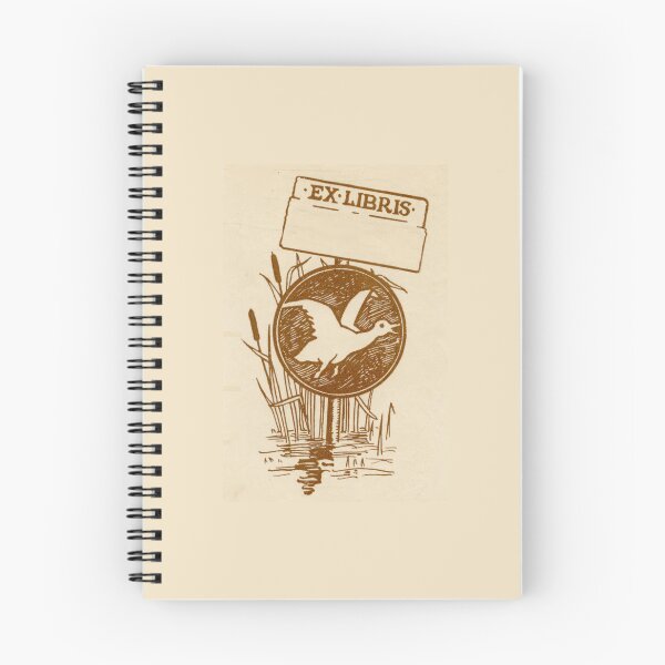 Item preview, Bookplate, Flying Duck (order large stickers for functional bookplates) designed and sold by Angela Micheli Otwell.