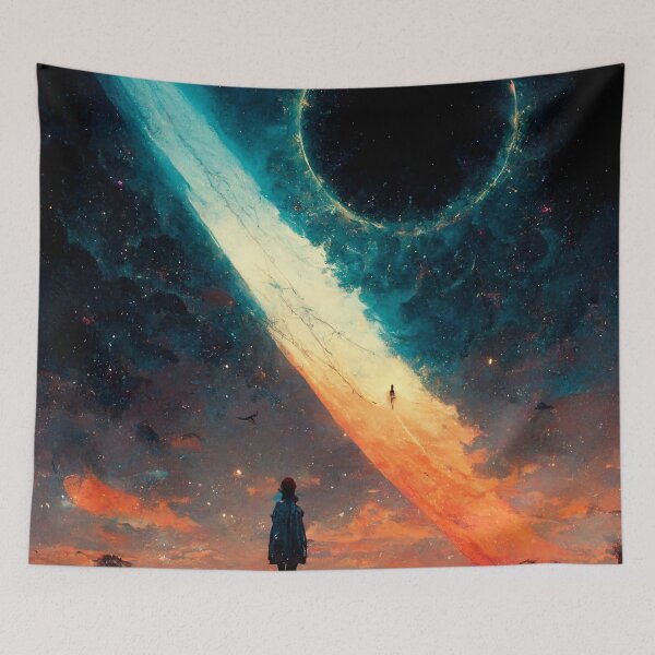 Item preview, Andromeda Galaxy Chased by a Huge Black Hole - View From Earth designed and sold by SingularityGeek.