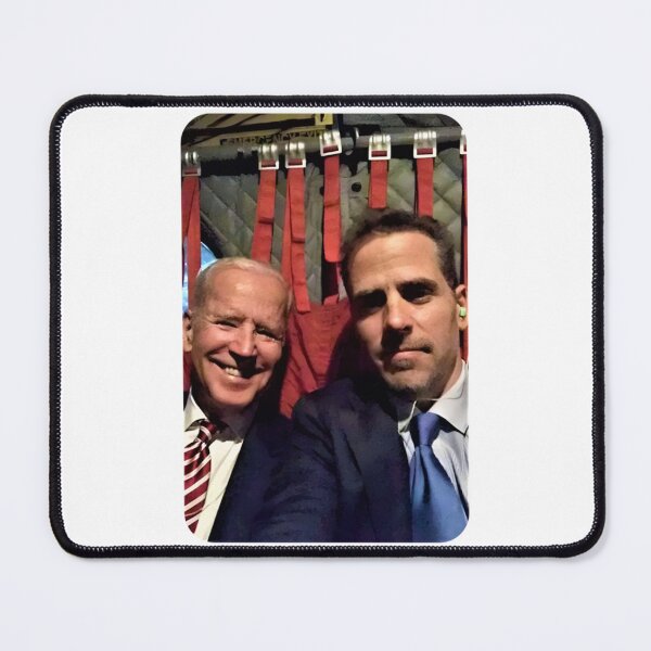 Item preview, hunter biden funny with joe biden selfie laptop   designed and sold by StefanysAppares.
