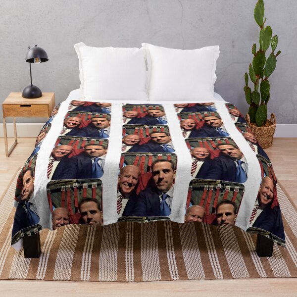 Item preview, hunter biden funny with joe biden selfie laptop designed and sold by StefanysAppares.
