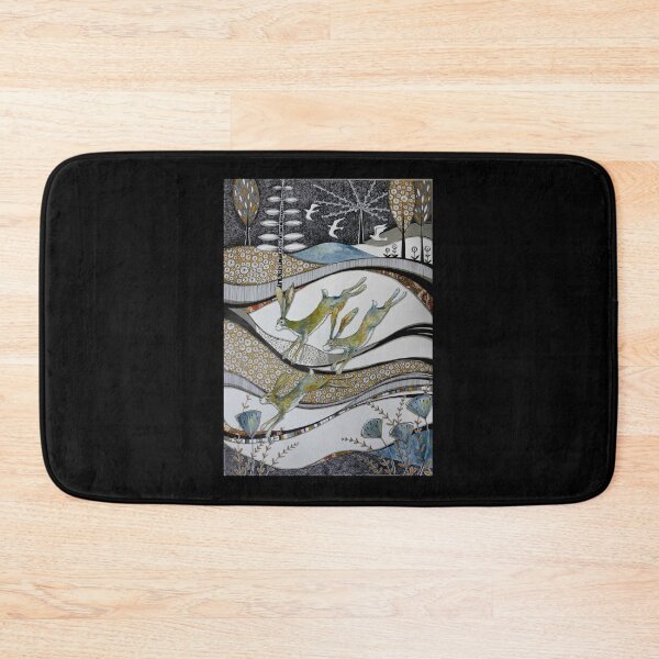 Item preview, Three March Hares Sticker designed and sold by brendauxerin.