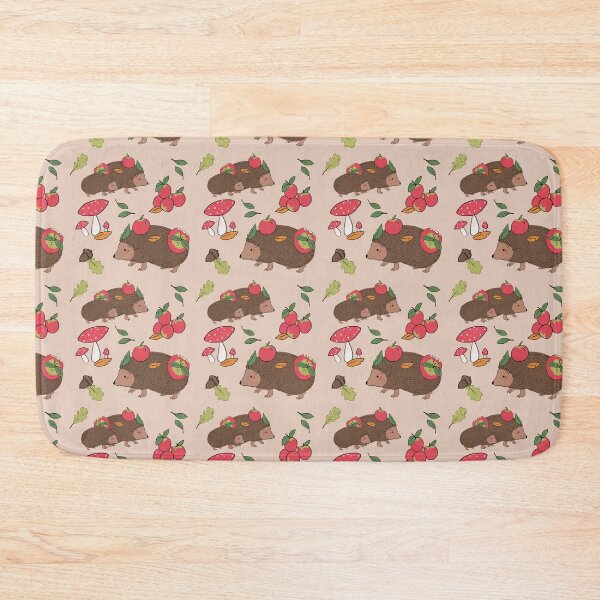 Item preview, Autumn hedgehogs designed and sold by Garrington-Illu.