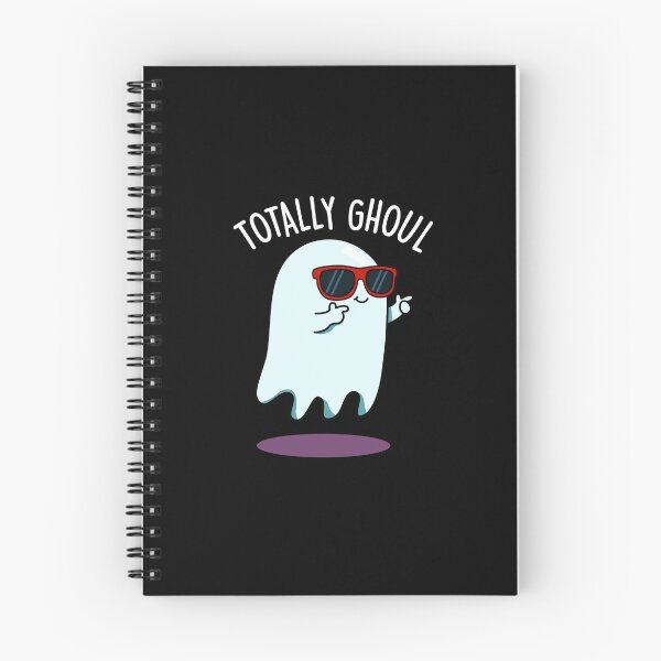 Item preview, Totally Ghoul Funny Halloween Ghost Puns (Dark BG) designed and sold by punnybone.