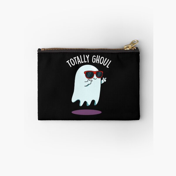 Item preview, Totally Ghoul Funny Halloween Ghost Puns (Dark BG) designed and sold by punnybone.