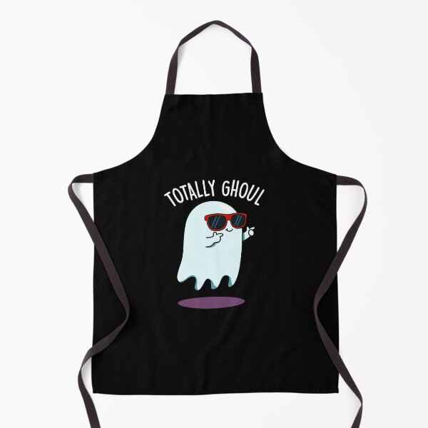 Item preview, Totally Ghoul Funny Halloween Ghost Puns (Dark BG) designed and sold by punnybone.