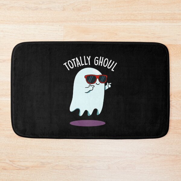 Item preview, Totally Ghoul Funny Halloween Ghost Puns (Dark BG) designed and sold by punnybone.