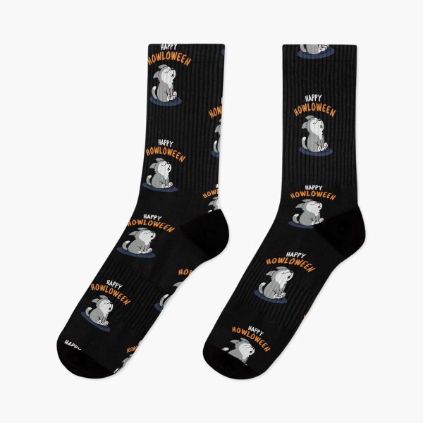 Item preview, Happy Howloween Funny Puppy Dog Puns (Dark BG) designed and sold by punnybone.