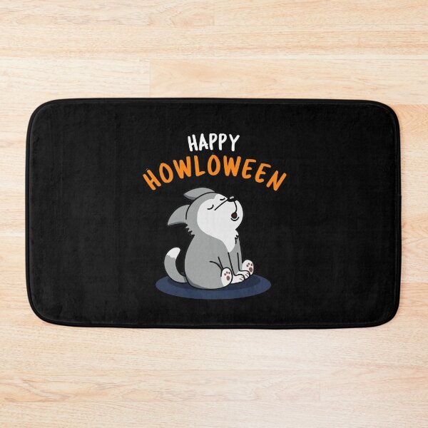 Item preview, Happy Howloween Funny Puppy Dog Puns (Dark BG) designed and sold by punnybone.
