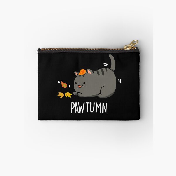 Item preview, Pawtumn Funny Autumn Cat Puns (Dark BG) designed and sold by punnybone.