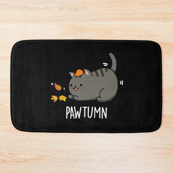 Item preview, Pawtumn Funny Autumn Cat Puns (Dark BG) designed and sold by punnybone.