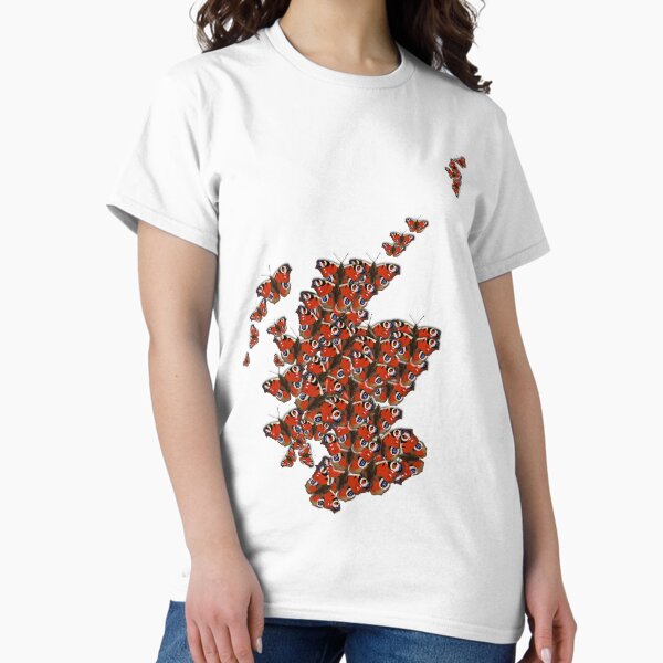 Scotland in Peacocks Classic T-Shirt