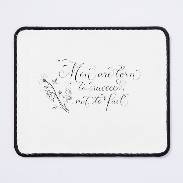 Item preview, Born to succeed handwritten Thoreau quote designed and sold by Melissa Renee.