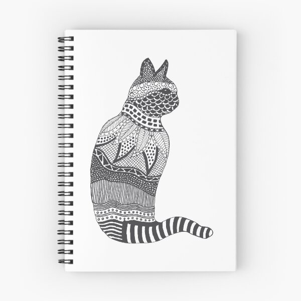 Item preview, Black and White Decorated Cat designed and sold by Jan Palmer.