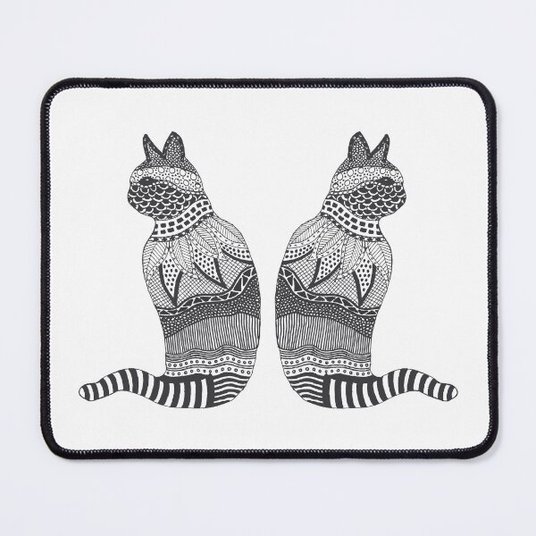Item preview, Black and White Decorated Cat designed and sold by Jan Palmer.