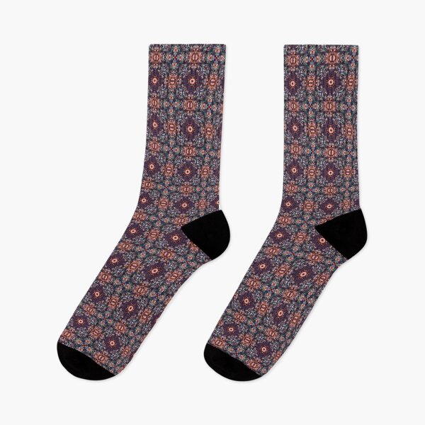 Item preview, Muted Red Green Pink Blue Autumn Fall Geometric Pattern designed and sold by PatternPerfect.