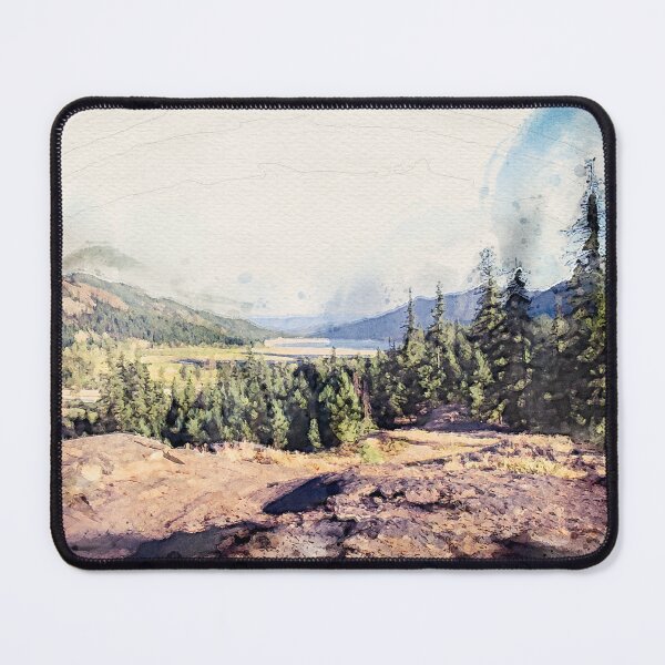 Item preview, Lake Cle Elum Watercolor Roslyn Northern Exposure designed and sold by SonnyBoyDesigns.