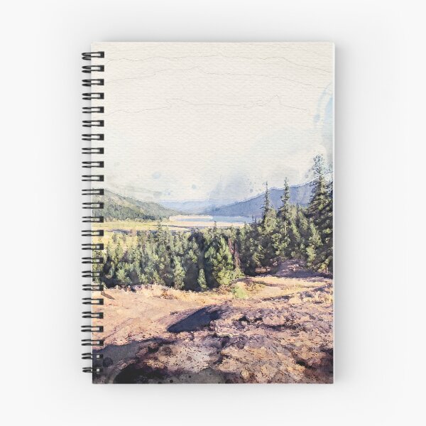Item preview, Lake Cle Elum Watercolor Roslyn Northern Exposure designed and sold by SonnyBoyDesigns.