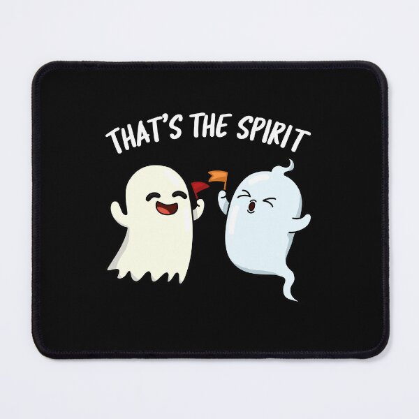 Item preview, That's The Spirit Funny Halloween Ghost Puns (Dark BG) designed and sold by punnybone.