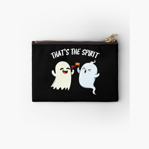 Item preview, That's The Spirit Funny Halloween Ghost Puns (Dark BG) designed and sold by punnybone.