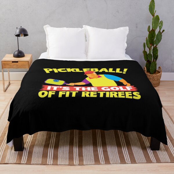 Item preview, Funny Pickleball Seniors Saying Fit Retirees designed and sold by Delightfully Cynical.
