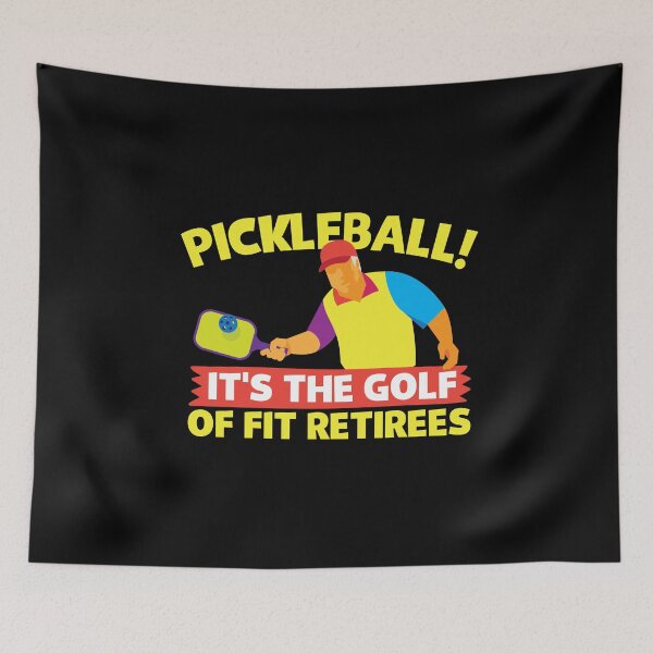 Item preview, Funny Pickleball Seniors Saying Fit Retirees designed and sold by Delightfully Cynical.