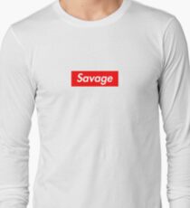 SAVAGE BOX LOGO - 21 Long Sleeve T-Shirt