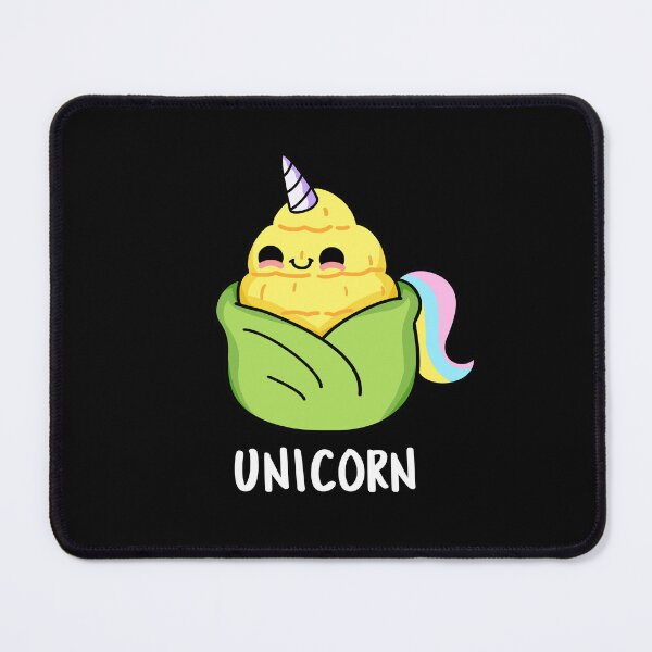 Item preview, Unicorn Funny Baby Corn Puns (Dark BG) designed and sold by punnybone.