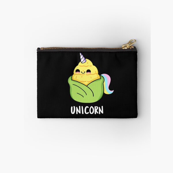 Item preview, Unicorn Funny Baby Corn Puns (Dark BG) designed and sold by punnybone.