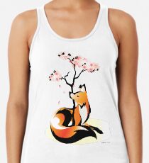 Camiseta con espalda nadadora Sakura Kitsune