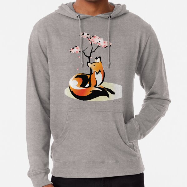 Sakura Kitsune Lightweight Hoodie
