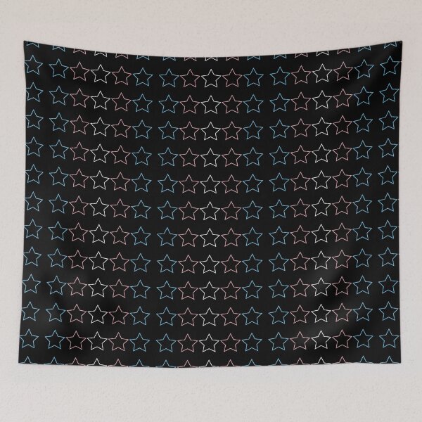 Item preview, Subtle Trans Pride Stars designed and sold by ZhetWai.