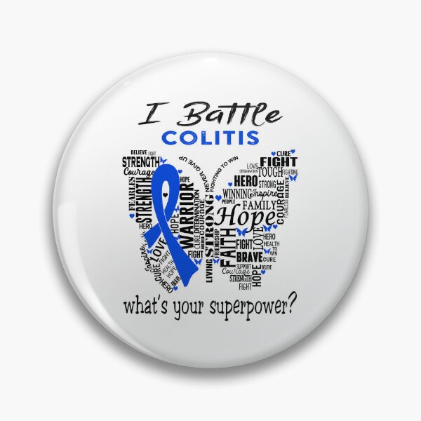 Item preview, Colitis Warrior - I Battle Colitis What is your Superpower? designed and sold by KirstybShop.