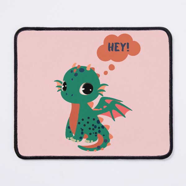 Item preview, Cute baby dragon saying hey! designed and sold by RIXXI HEY CO..