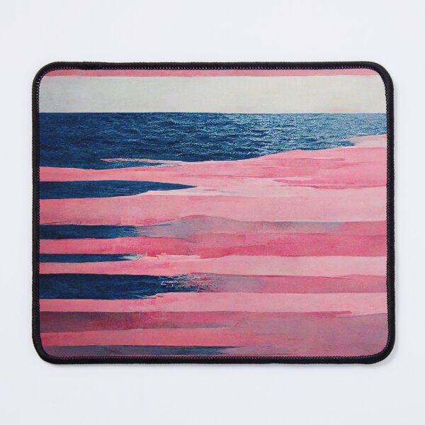 Item preview, Pink and Navy Mixed Media Stripes designed and sold by samjoule.